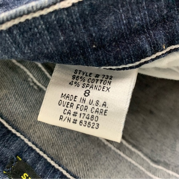 NYDJ Tummy Tuck Dark Blue Wash Curvy Jeans 8 - Picture 8 of 9